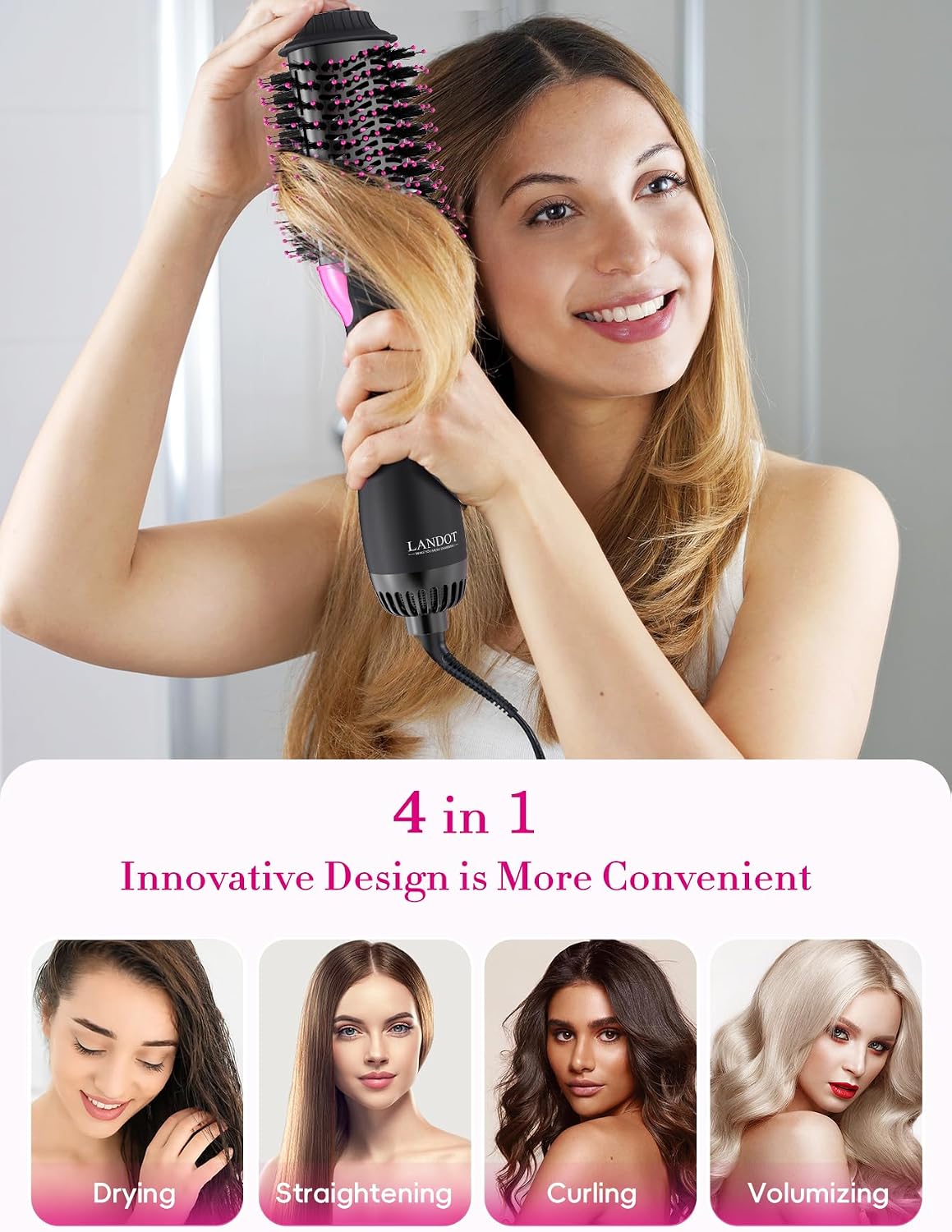 Detalle 2 de Hair Dryer Brush Blow Dry 60mm