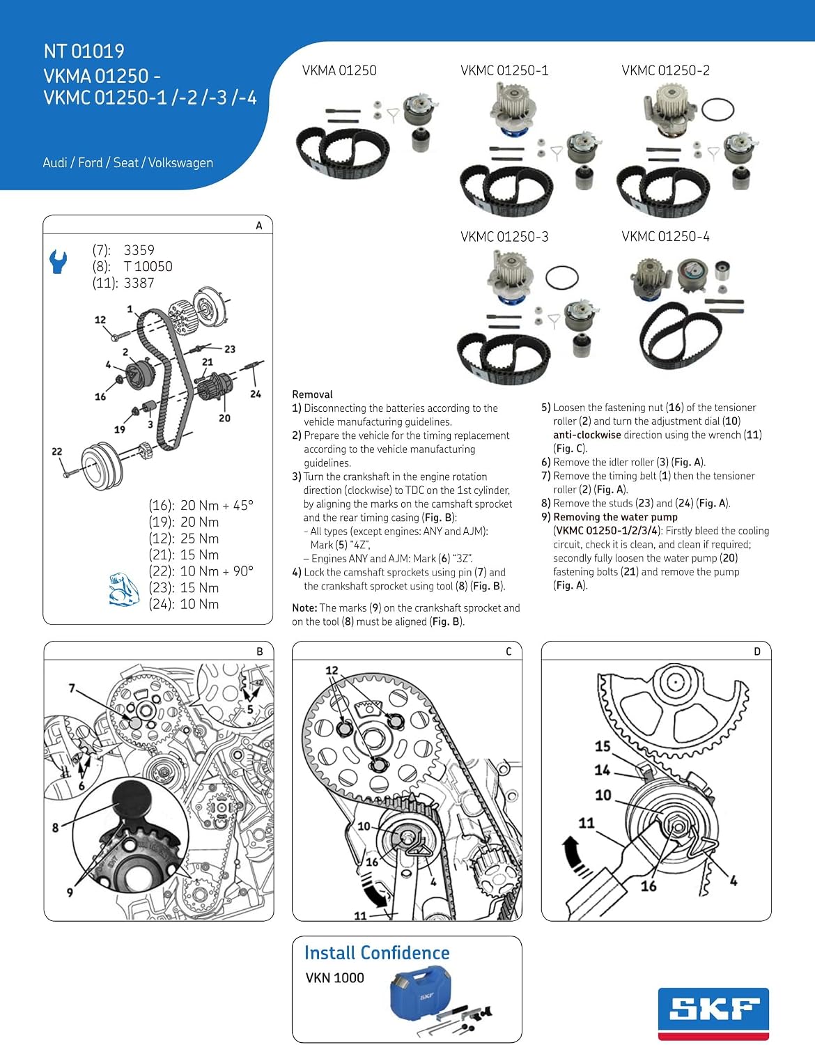 Thumbnail 5 de SKF VKMC 01250-2 Kit distribución con bomba