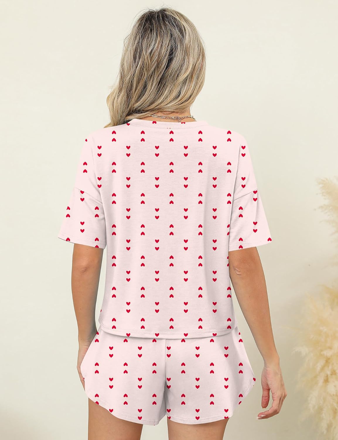 Detalle de IECCP Damen Kurz-Pyjama Set für Sommer