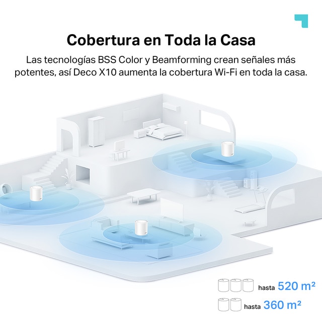 Thumbnail 4 de TP-Link Deco X10 Pack de 3 Wi‑Fi 6 Mesh 📶