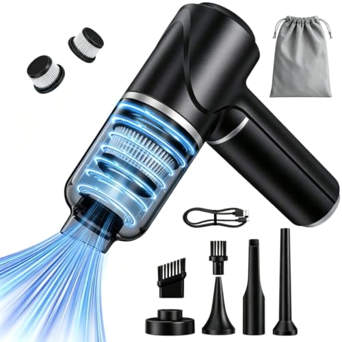 Detalle de Piarhlie Aspiradora de Mano 30000Pa sin cable: potencia portátil para coche y hogar
