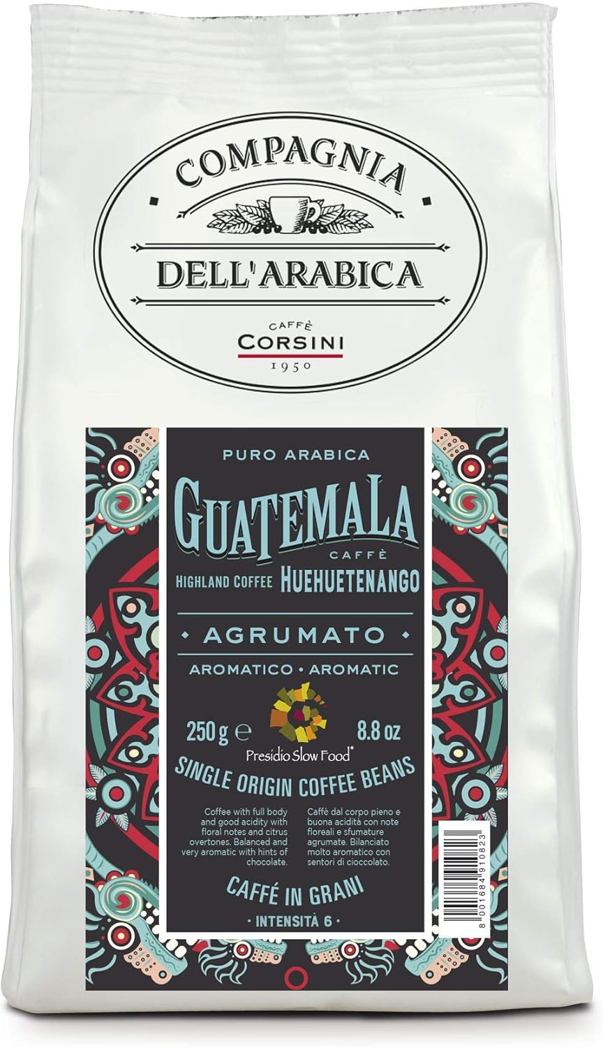 Thumbnail 2 de Caffè Corsini Compagnia dell'Arabica Tris Caffè Guatemala-Etiopia-El Salvador 100% Arabica in Grani 3 x 250 g