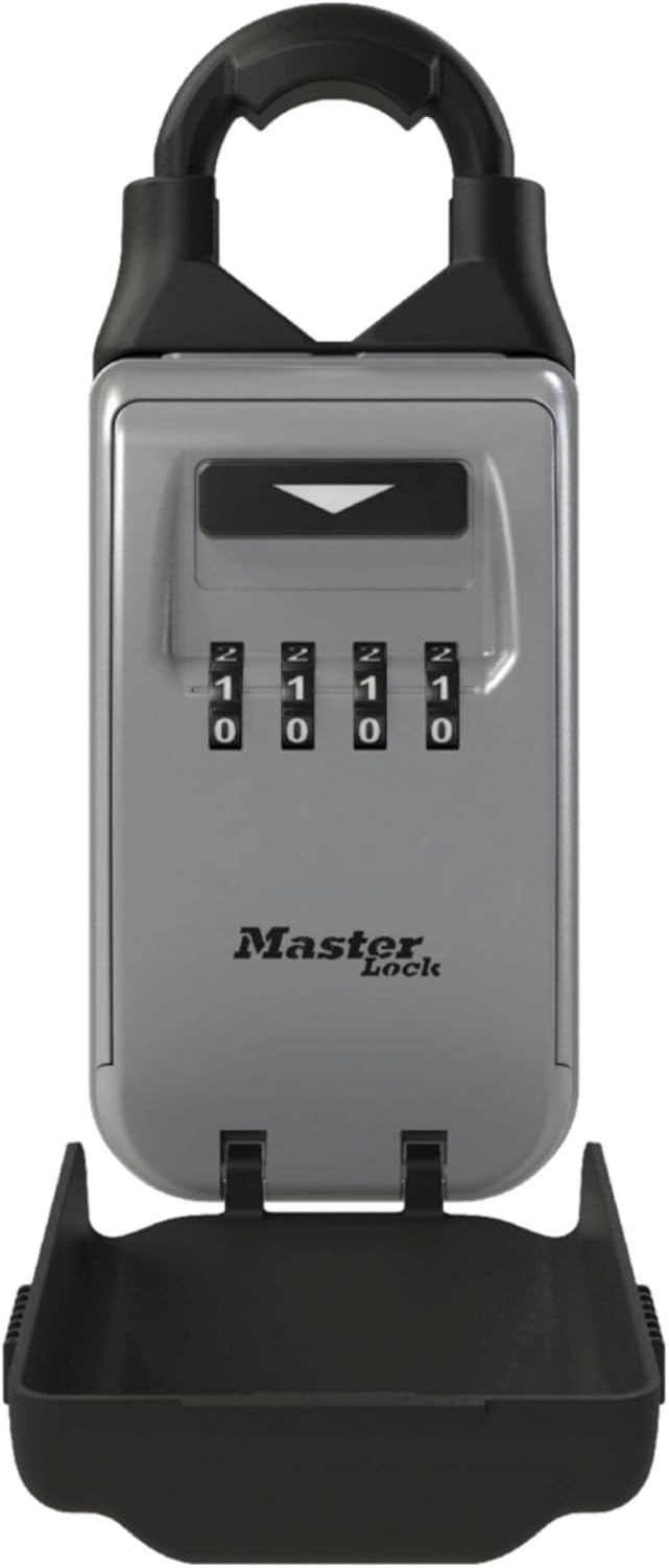 Thumbnail 1 de Master Lock 5420EURD Cassaforte per chiavi portatile con arco regolabile (misura media) 175 x 72 x 52 mm, nere