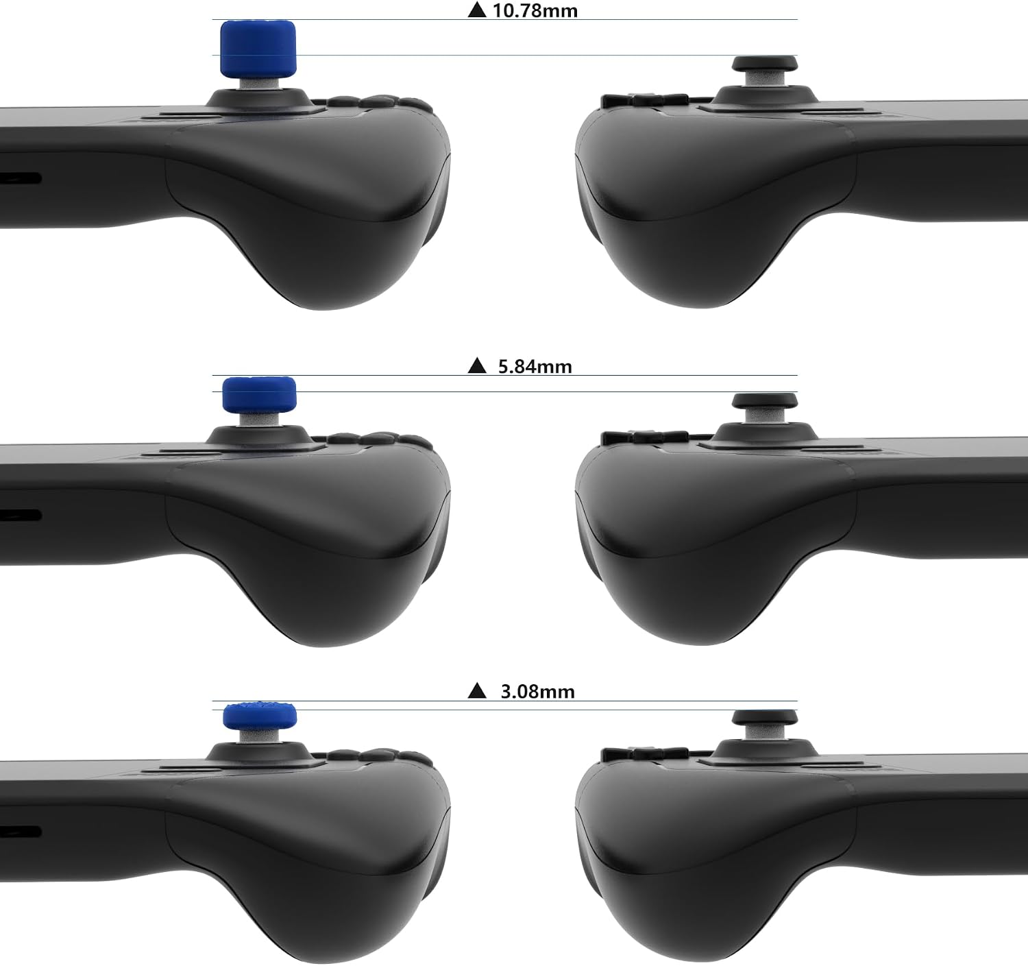 Thumbnail 5 de PlayVital Blue Ergonomic Stick Caps 10