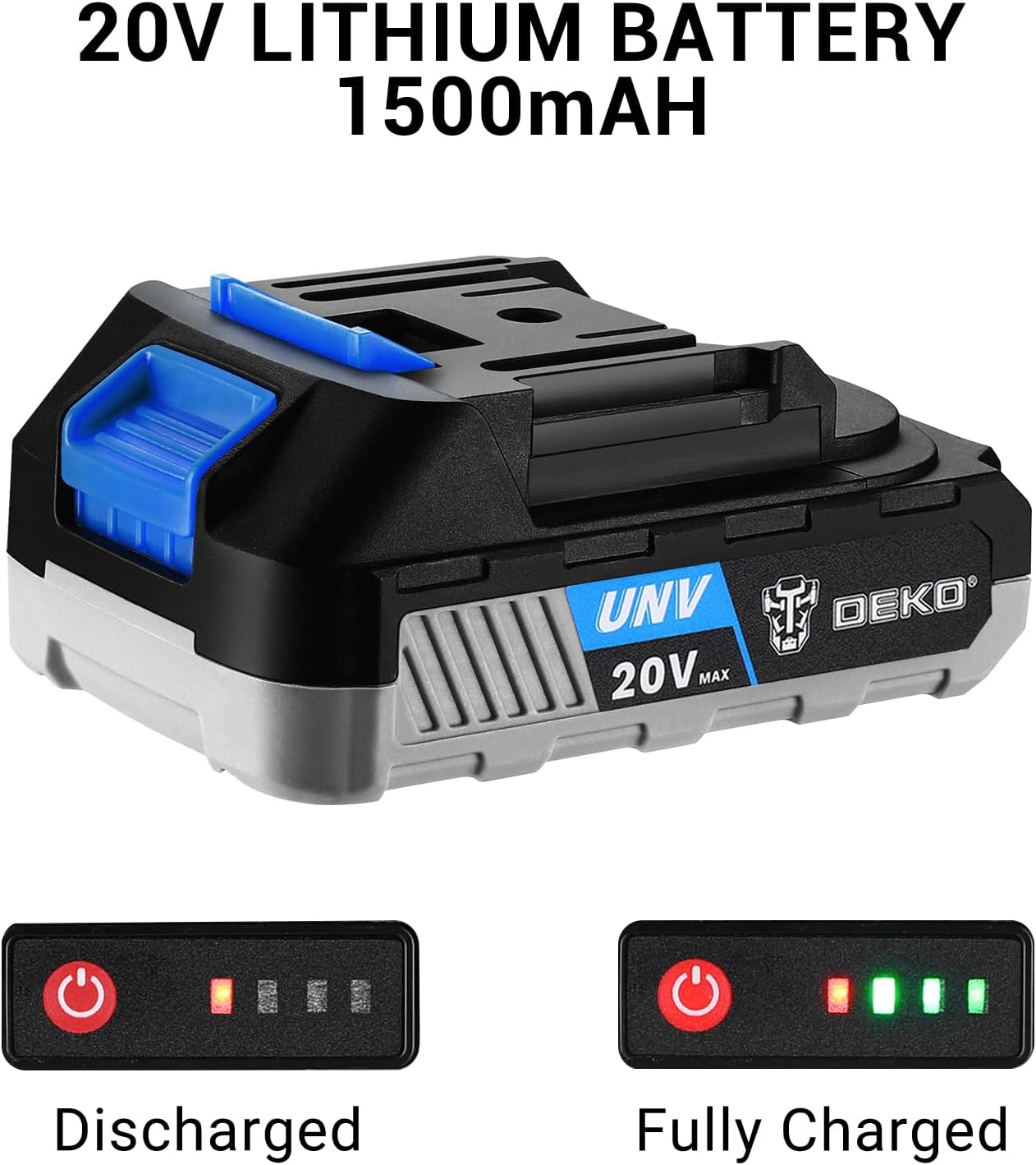 Thumbnail 5 de DEKOPRO 20V Cordless Drill Kit for Women — Portable, Practical Power Drill with Battery and Charger