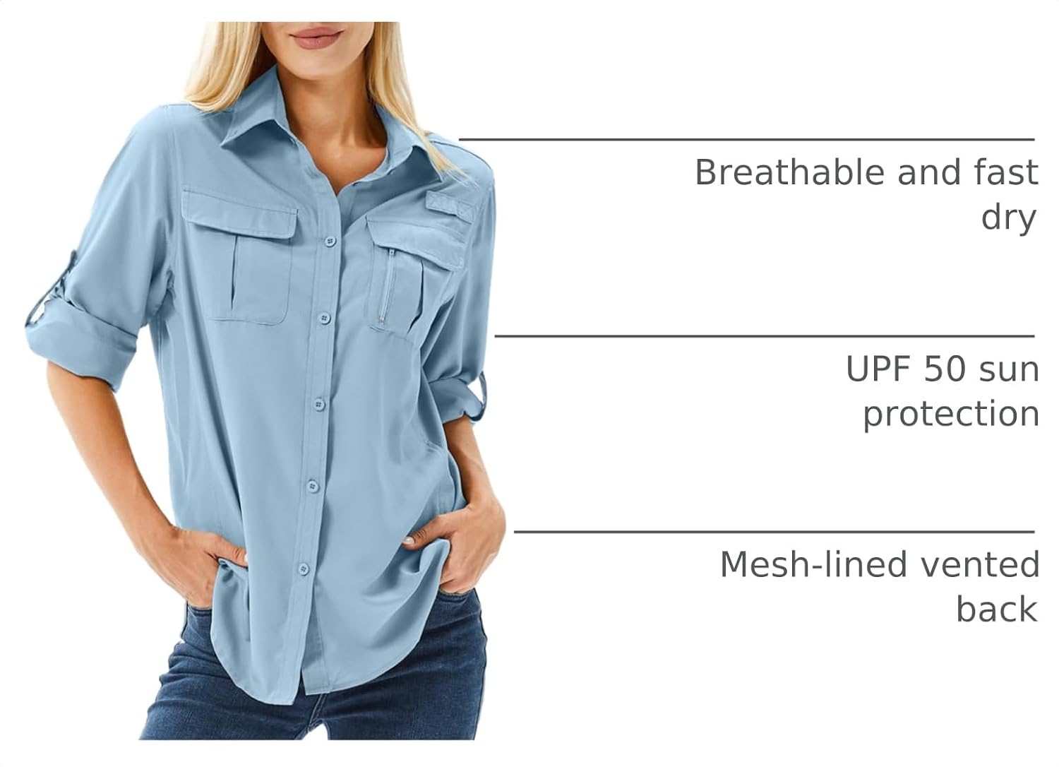 Thumbnail 3 de Toumett UPF 50 sun shirt for women