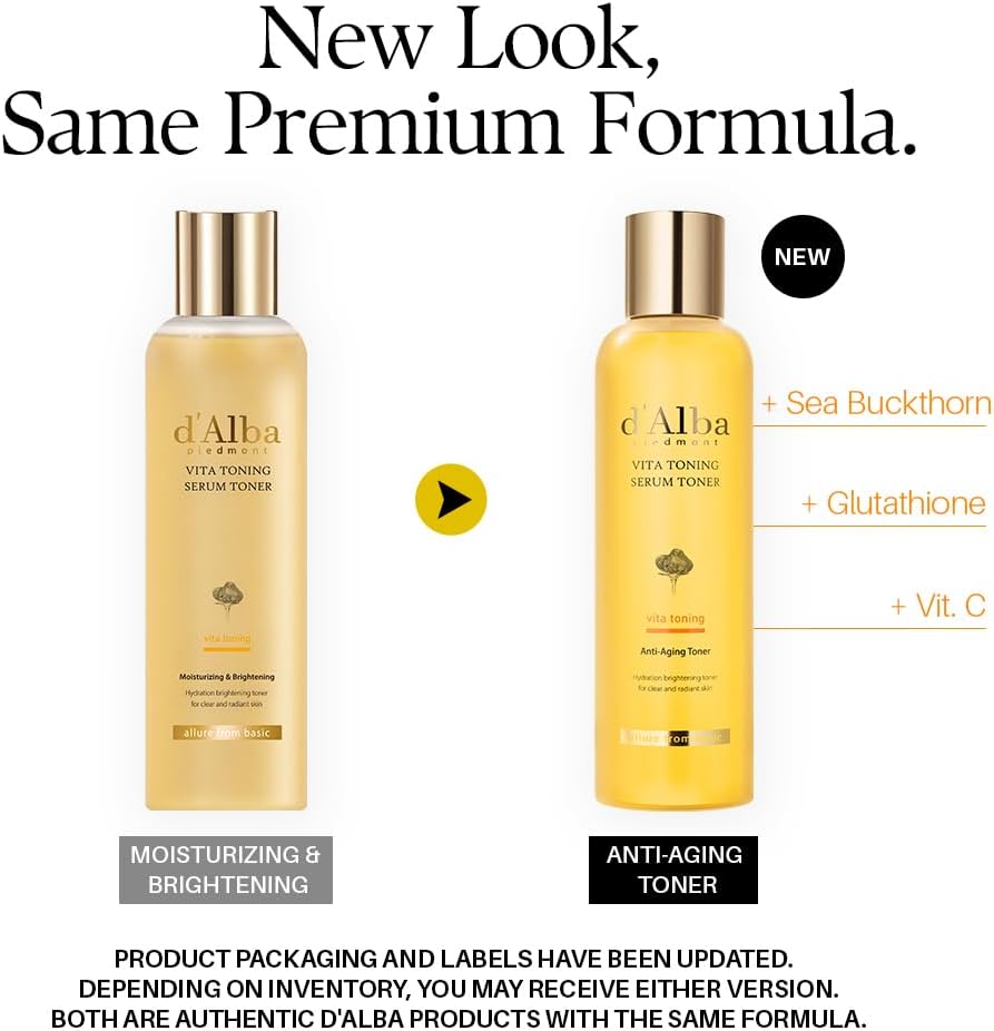 Detalle 2 de d'alba Piedmont DA-VITA-TONER Vita Toning Serum Toner, 6.08 fl. oz