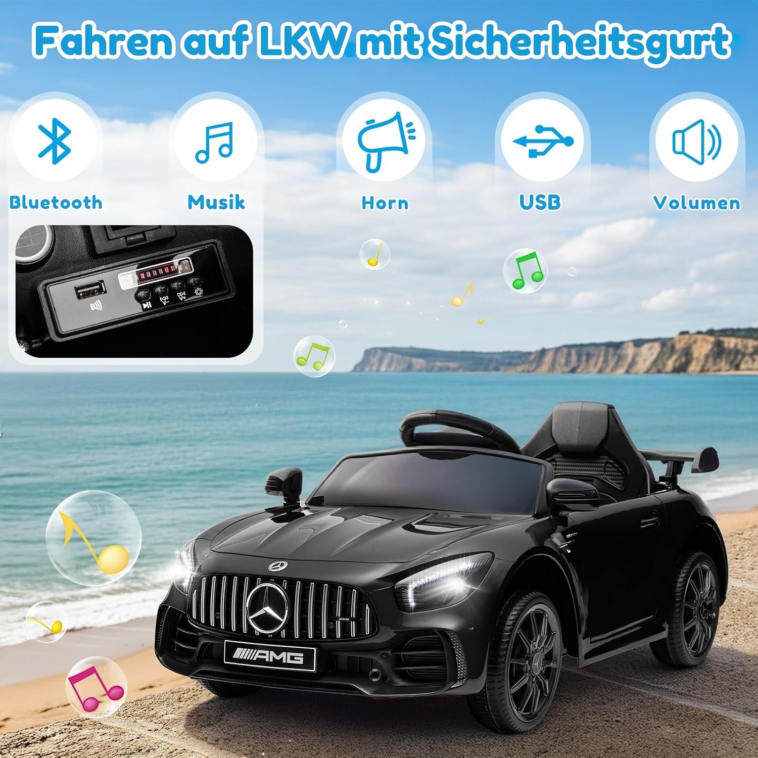 Thumbnail 1 de LEADZM 12V Kinder Elektroauto mit Fernbedienung