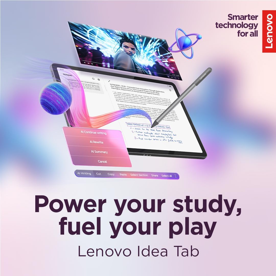 Thumbnail 1 de Lenovo Idea Tab: 11" University Tablet with 2.5K IPS, 90Hz, Dimensity 6300