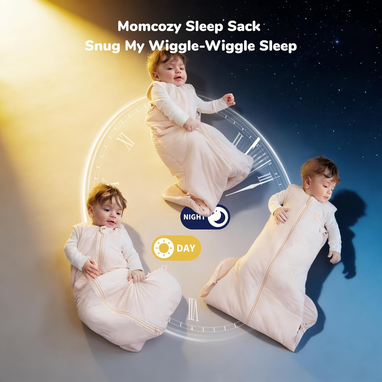Thumbnail 6 de momcozy Baby Sleeping Bag 6-12 Months, 1.5 TOG Sleep Sack – Pink, M