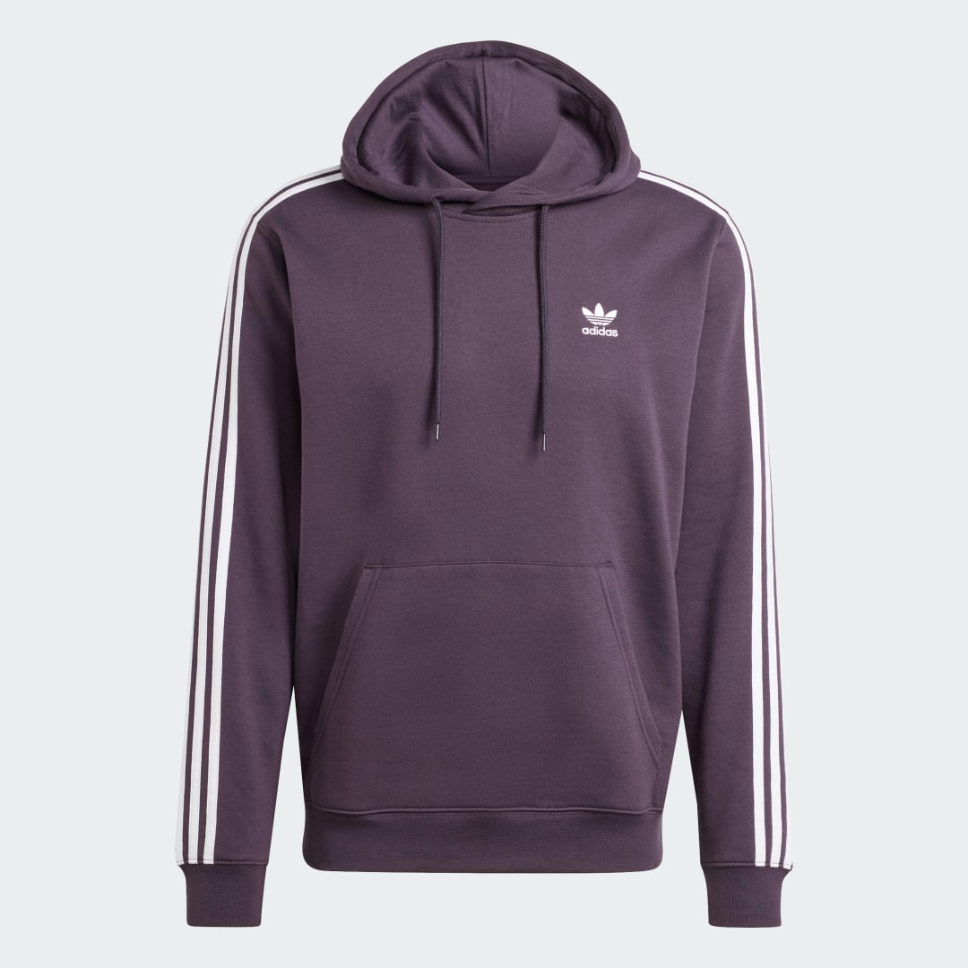 Detalle 2 de Sudadera Adicolor Classics 3 bandas de Adidas (violeta)