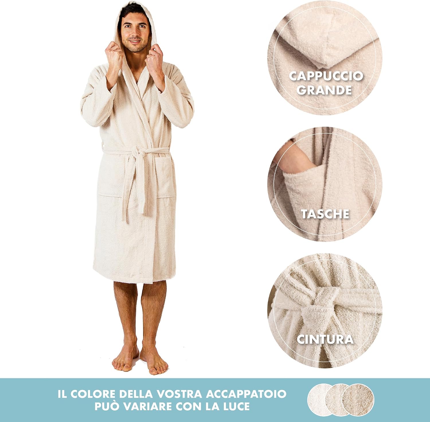 Thumbnail 2 de Twinzen Accappatoio Uomo 350 gsm