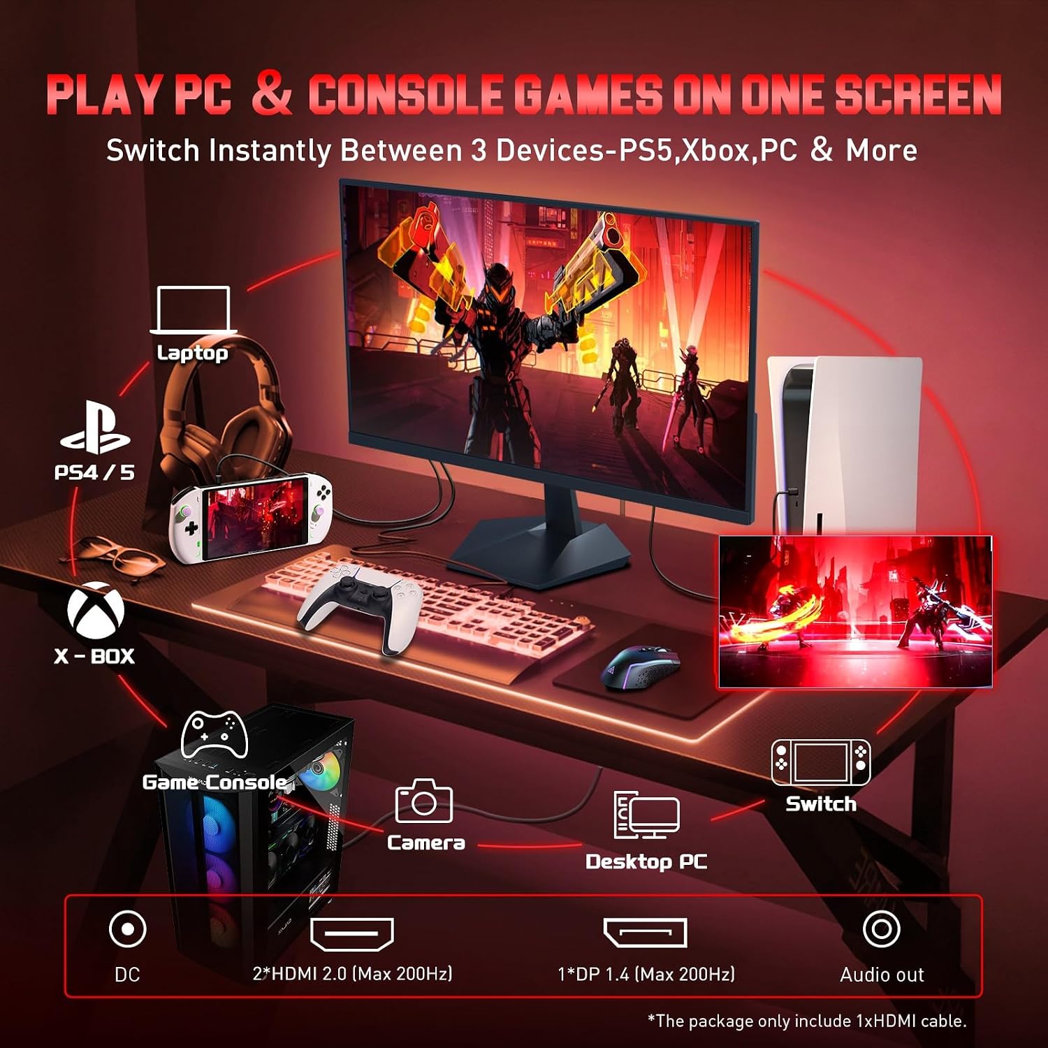 Thumbnail 4 de Minifire MFG25X1 24.5-inch 200Hz gaming monitor