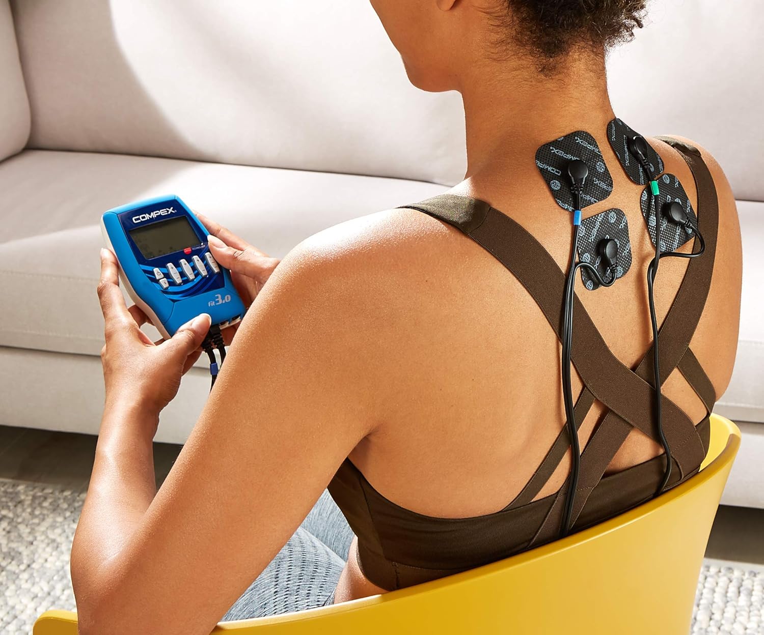 Thumbnail 6 de Compex Fit 3.0 elettrostimolatore blu: 20 programmi per dolore, fitness e massaggio