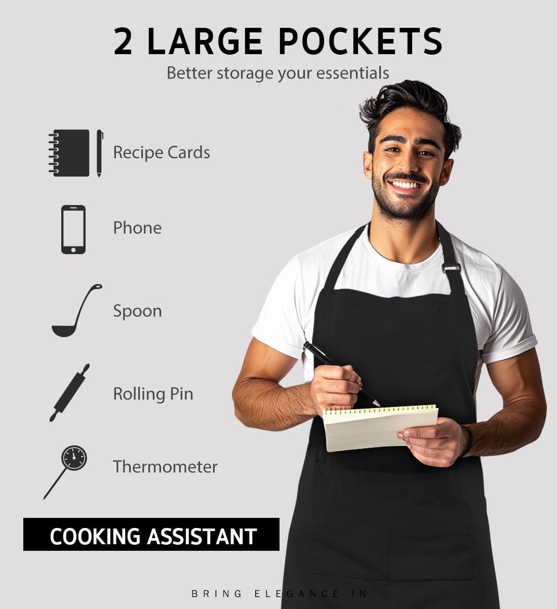 Detalle 2 de Syntus 12-Pack Bib Apron ⚙