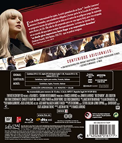 Thumbnail 1 de Gorrion Rojo Blu-ray 📀