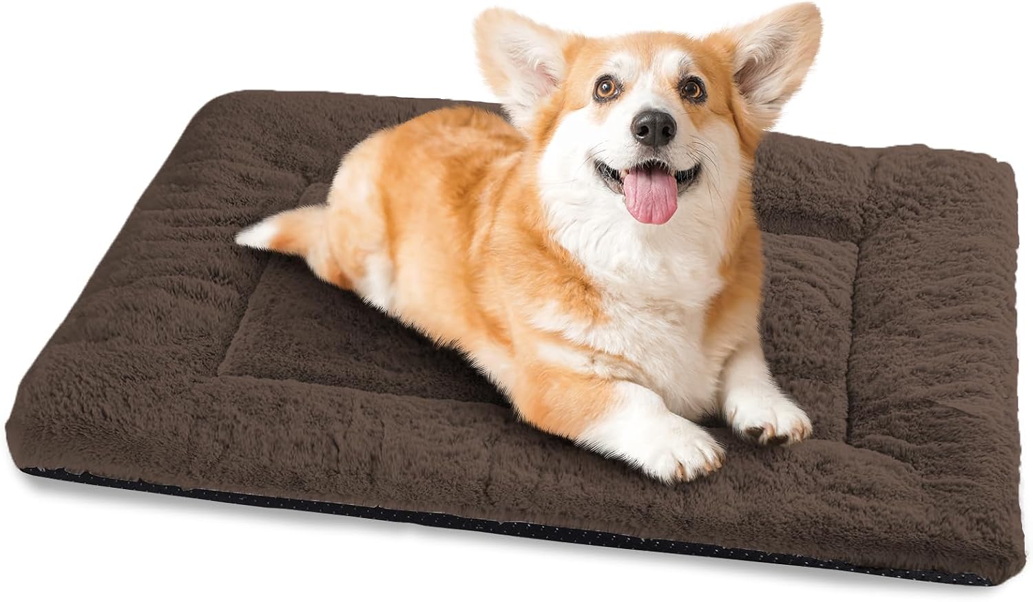 Detalle de Baodan Medium Washable Plush Dog Bed (75x50 cm) – Soft, Warm Mat for Medium to Large Dogs