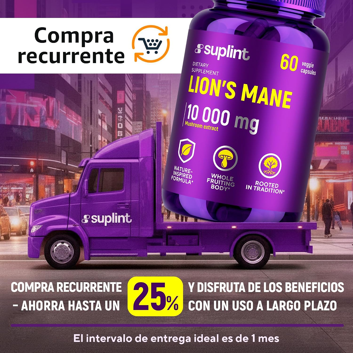 Thumbnail 3 de Melena de León 10.000 mg cápsulas veganas