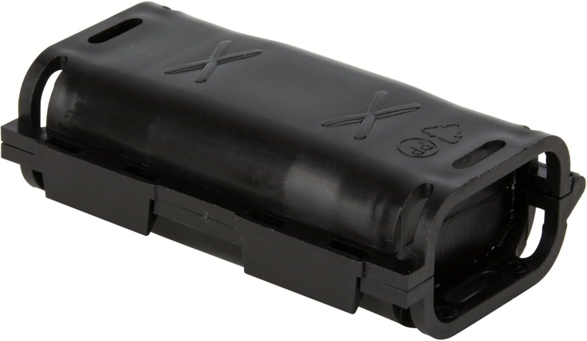 Thumbnail 2 de Zenitech Scatola di giunzione IPX7 con gel sigillante – nera, preriempita, 3 morsetti a vite (1,5–2,5 mm²) + fascetta inclusa