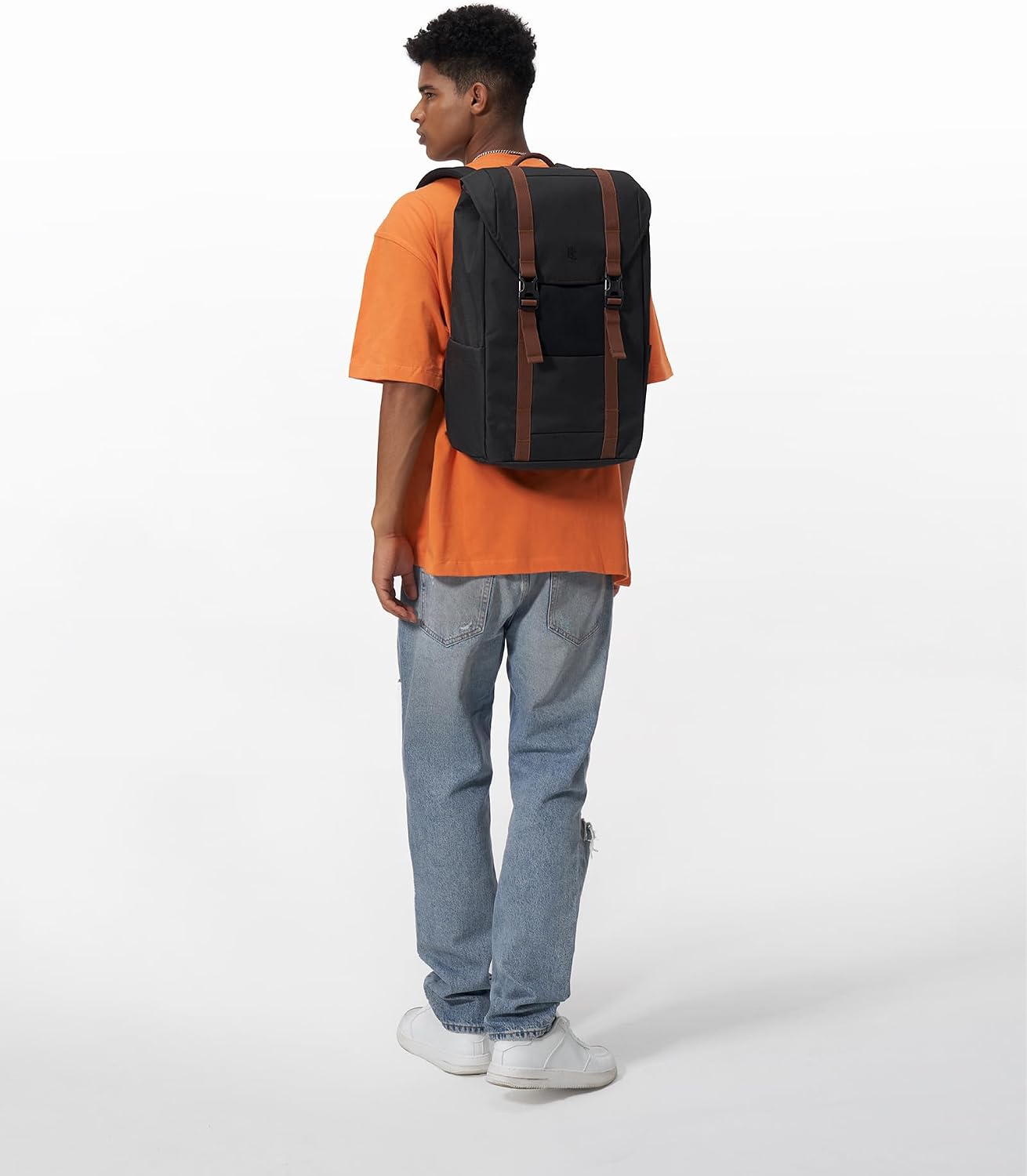 Thumbnail 1 de tomtoc VintPack-TA1 Laptop-Rucksack (22 Liter) Vintage Daypack für 13–15,6 Zoll, Schwarz