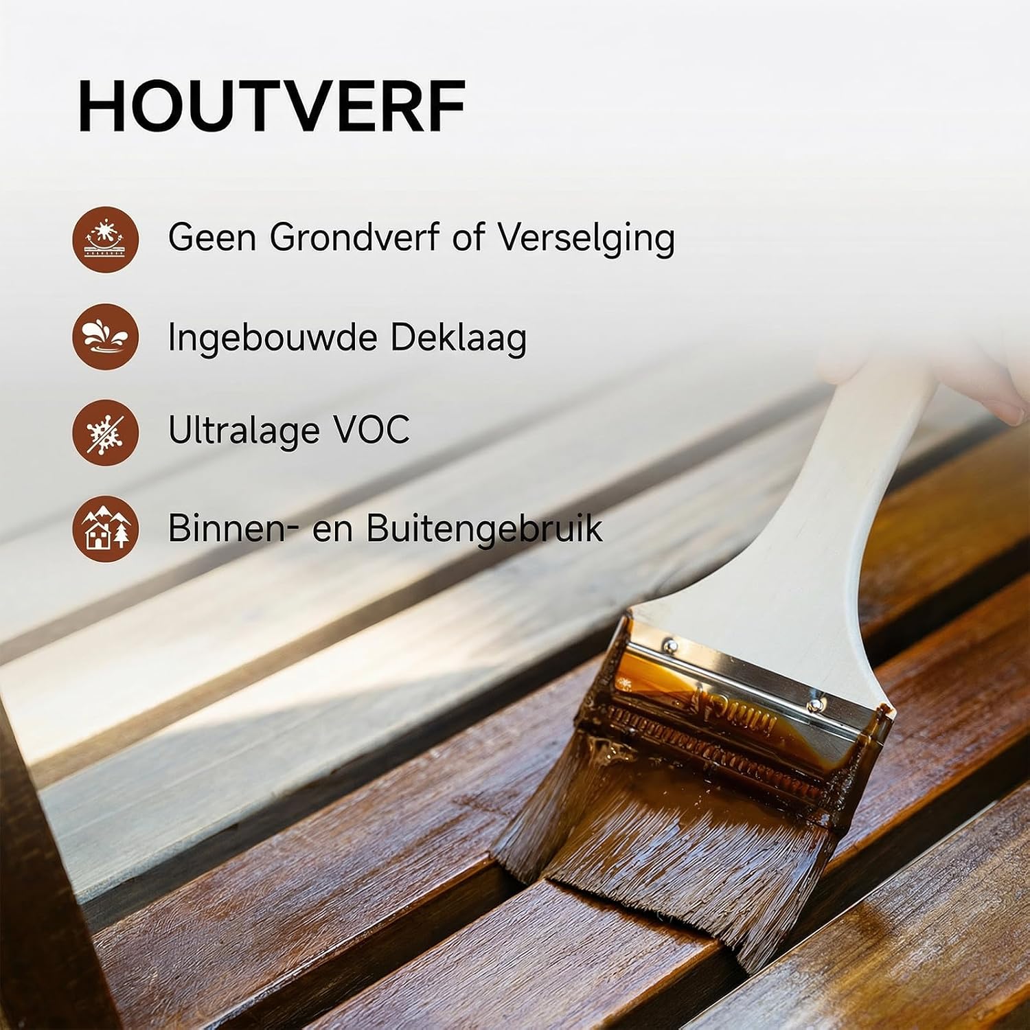 Thumbnail 2 de Mollor KJ020XY_320101030201756 houtbeits en sealer, 500 g, Zwart Sandelhout