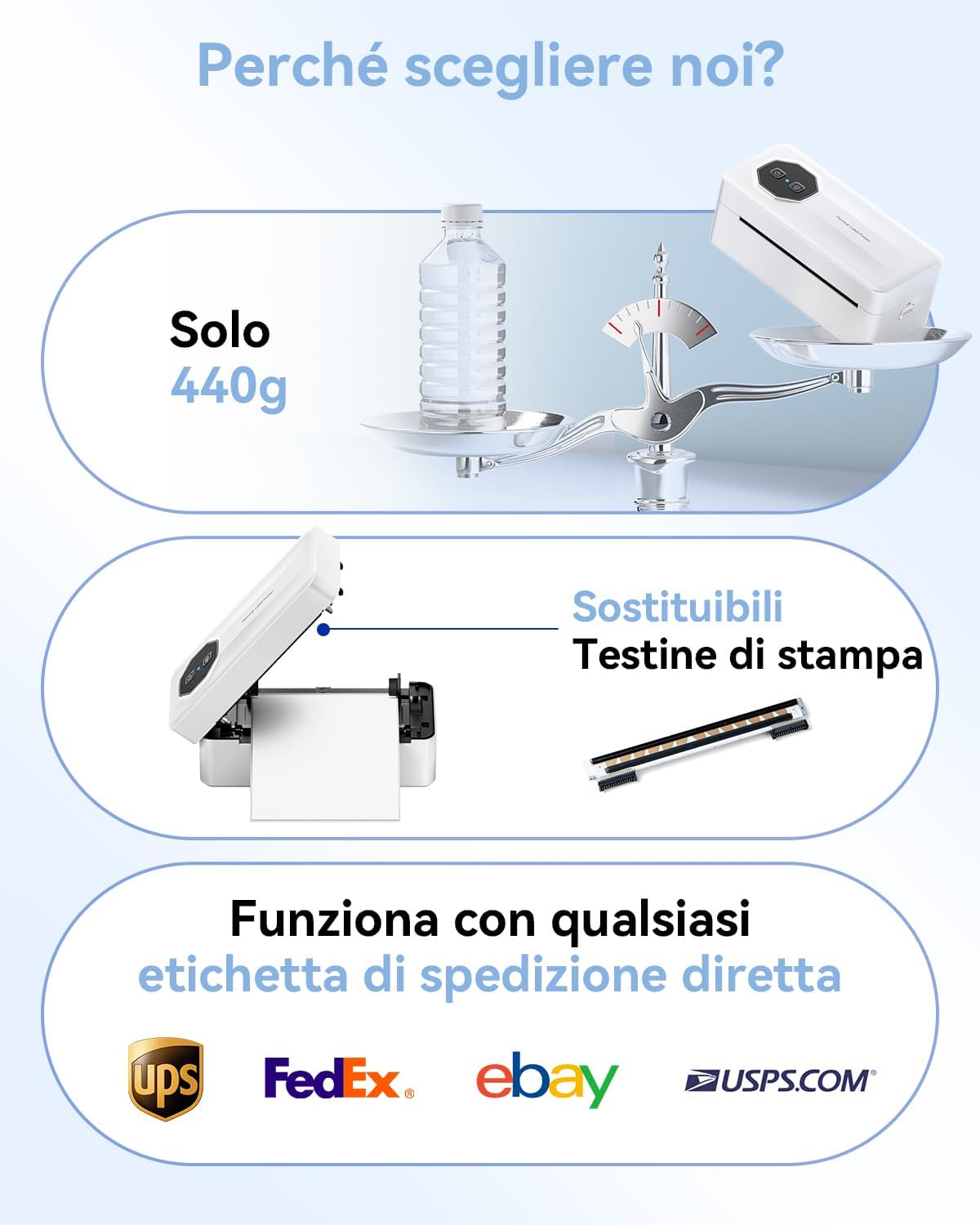 Thumbnail 5 de TATTMUSE Stampante Etichette Termiche 4x6 Bluetooth