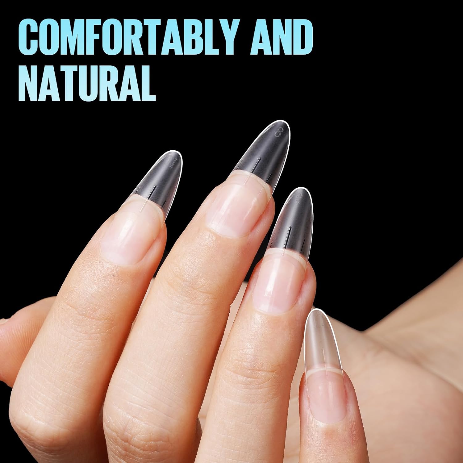 Thumbnail 6 de TOMICCA Falsche Nageltips 240 Stücke