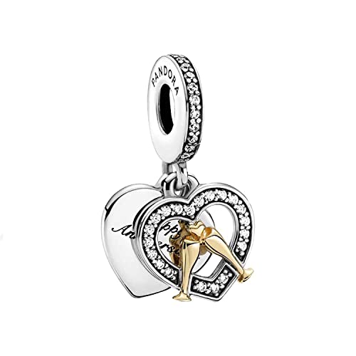 Thumbnail 3 de Pandora Colgante Iconos Copas de Celebración: Pandora Moments en Plata de Ley y Oro 14K con Circonitas