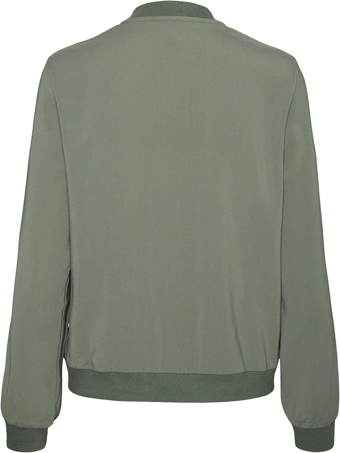 Detalle de VERO MODA Damen Bomberjacke Vmcoco L/S Bomber Ga Noos Jet, Laurel Wreath, XL EU