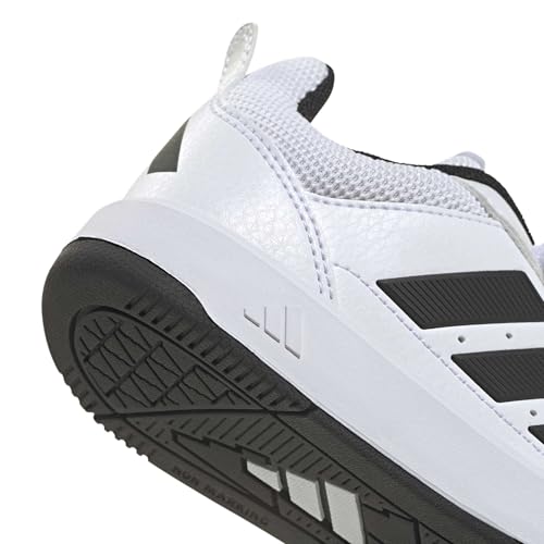 Detalle de Adidas Tensaur Sport 3.0 Hook & Loop – Kinderschuhe Weiß/Schwarz, Größe 31 EU