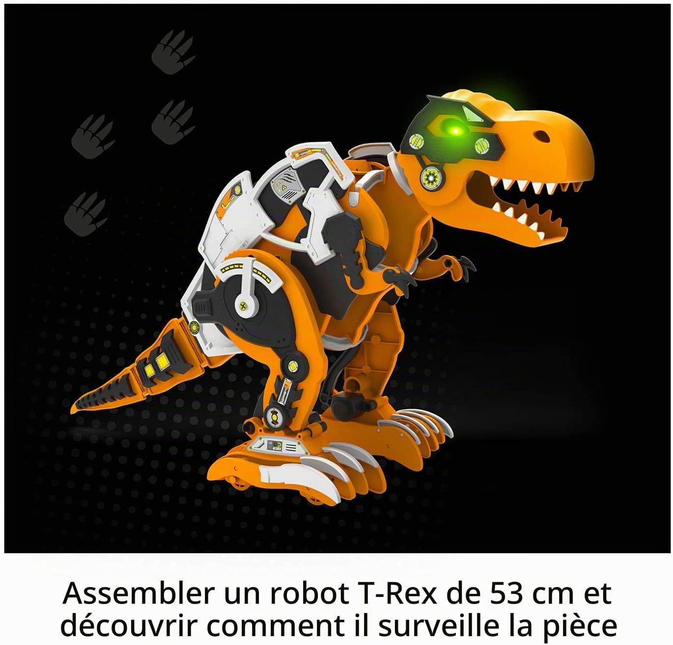 Detalle de KOSMOS 621155 Rex – Tyrannosaurus-robotbouwpakket met infraroodsensor