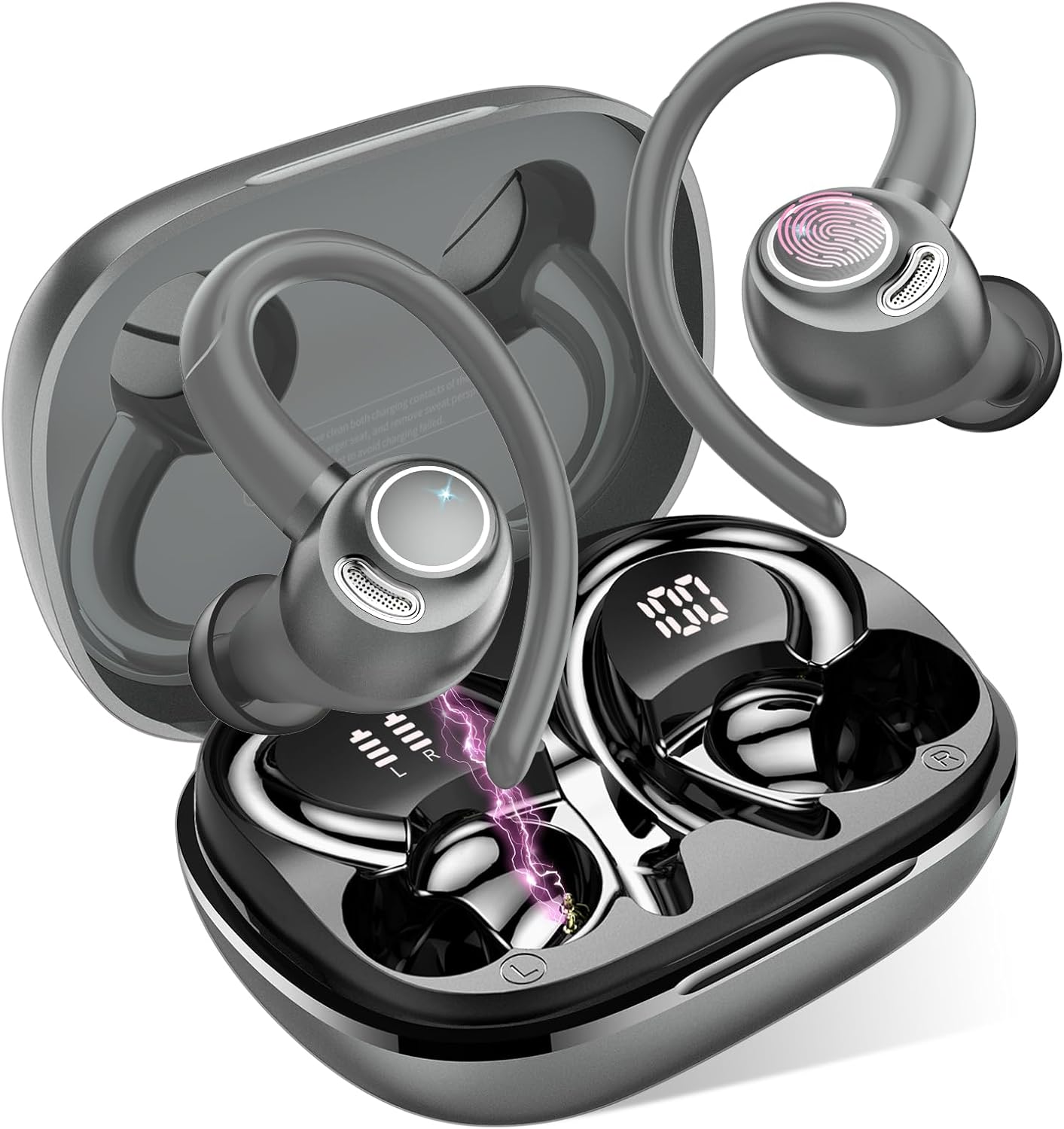 Detalle de Bluetooth Kopfhörer Sport 40 Std Spielzeit