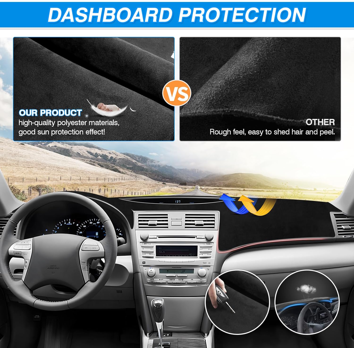 Detalle de Cartist Dash Cover for 2007-2011 Toyota Camry