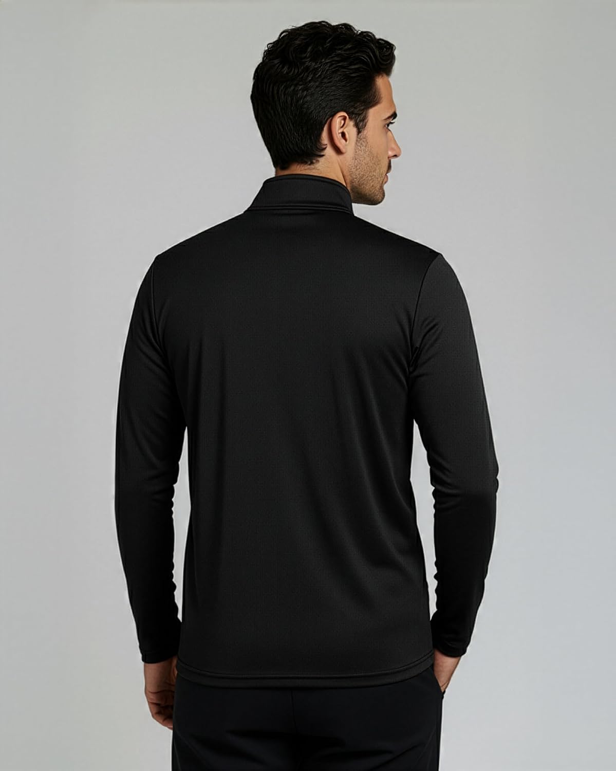 Detalle 2 de Mesh Quarter-Zip Pullover Shirts, 3-Pack