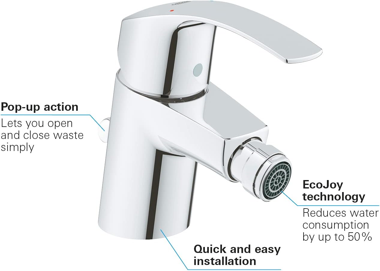 Thumbnail 4 de Grohe Eurosmart Grifo de Bidé con Vaciador Automático