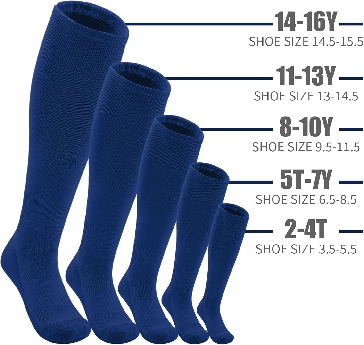 Thumbnail 3 de QBK Toddler Baseball Socks Belt Set