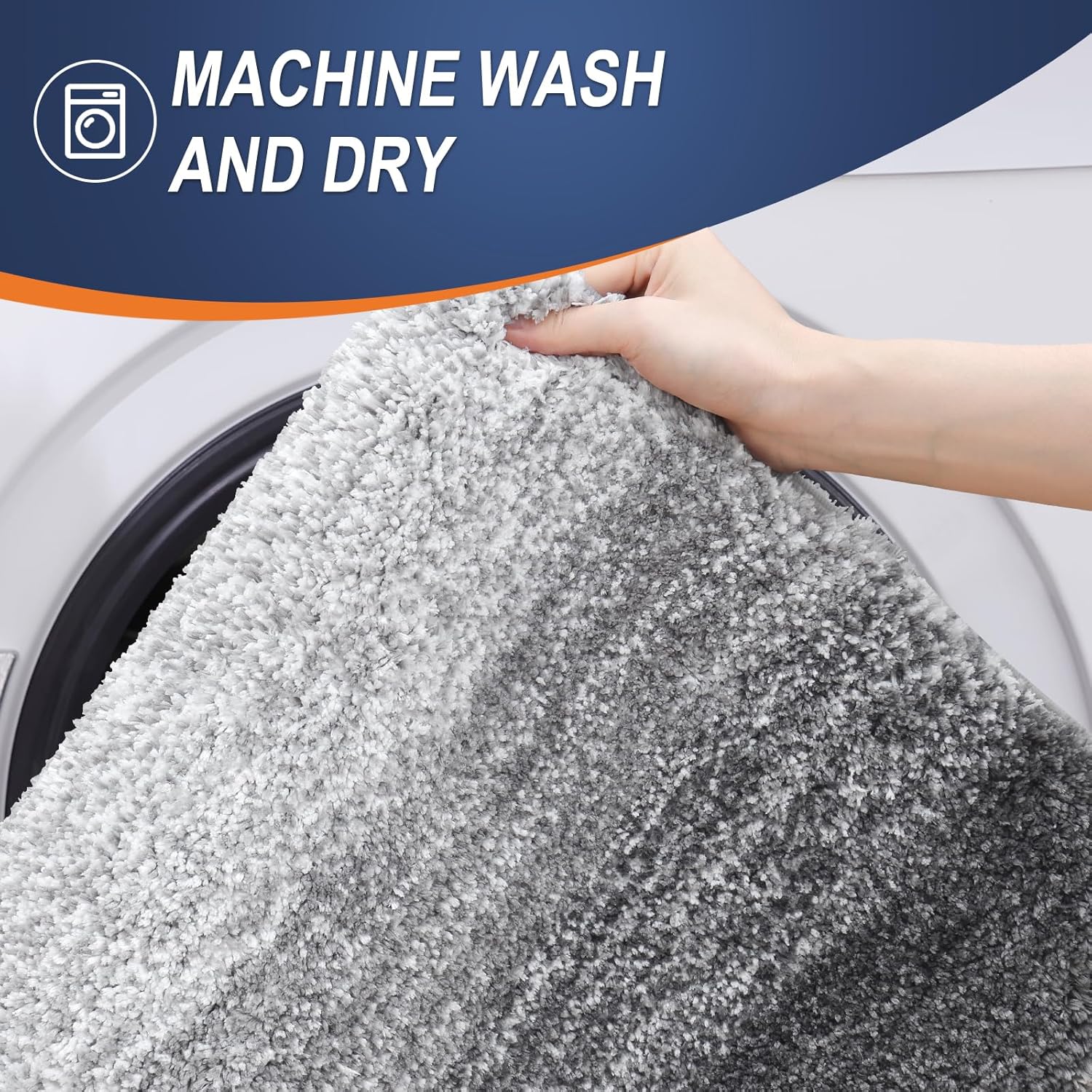 Thumbnail 5 de OLANLY Bathroom Rug 30x20, Extra Soft Microfiber
