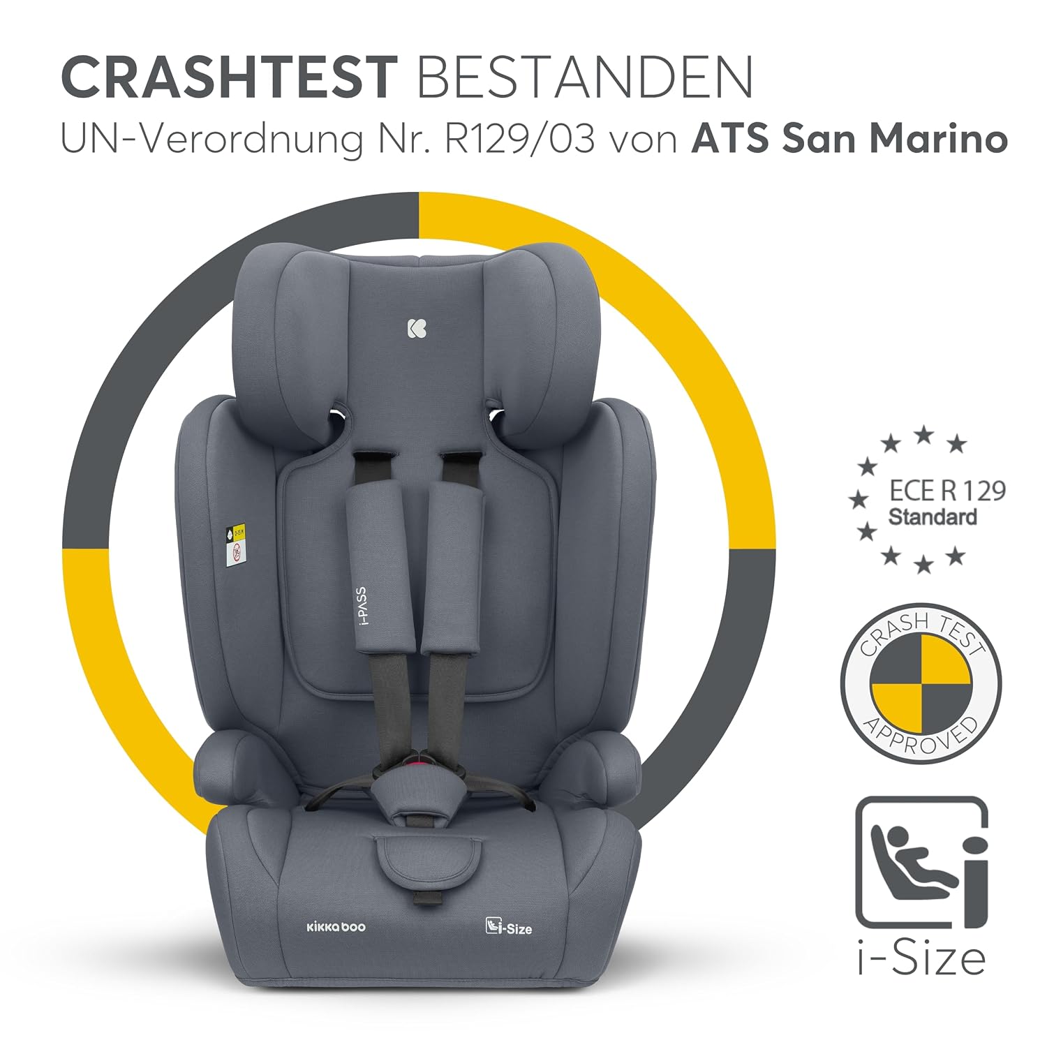 Detalle 2 de kikka boo i-PASS Kindersitz 9-36 kg