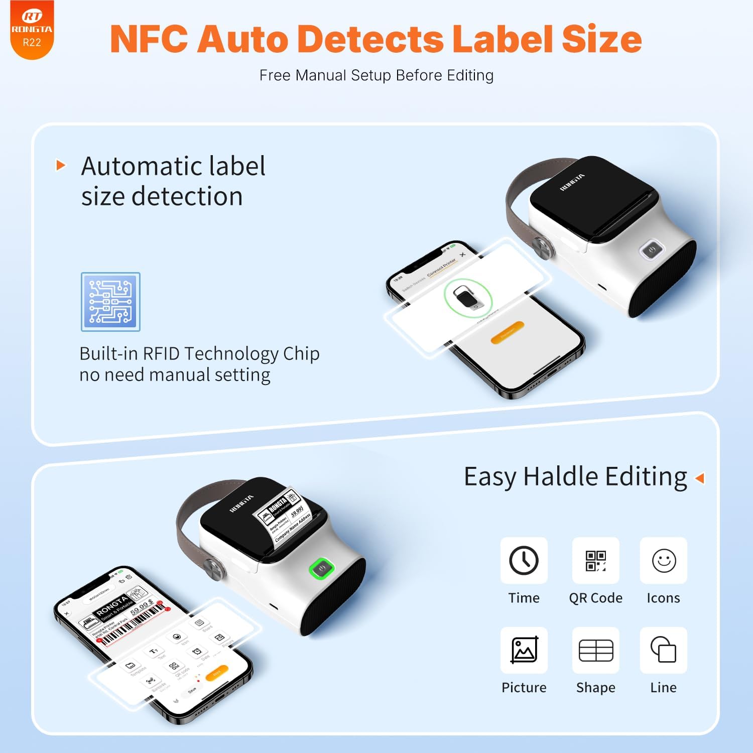 Thumbnail 6 de Rongta Bluetooth Label Maker R22