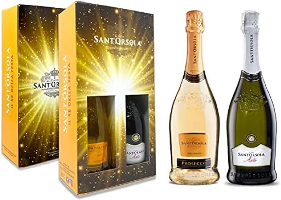 Detalle de Sant'Orsola Prosecco y Asti Espumoso Italiano 🥂 (2x750ml)