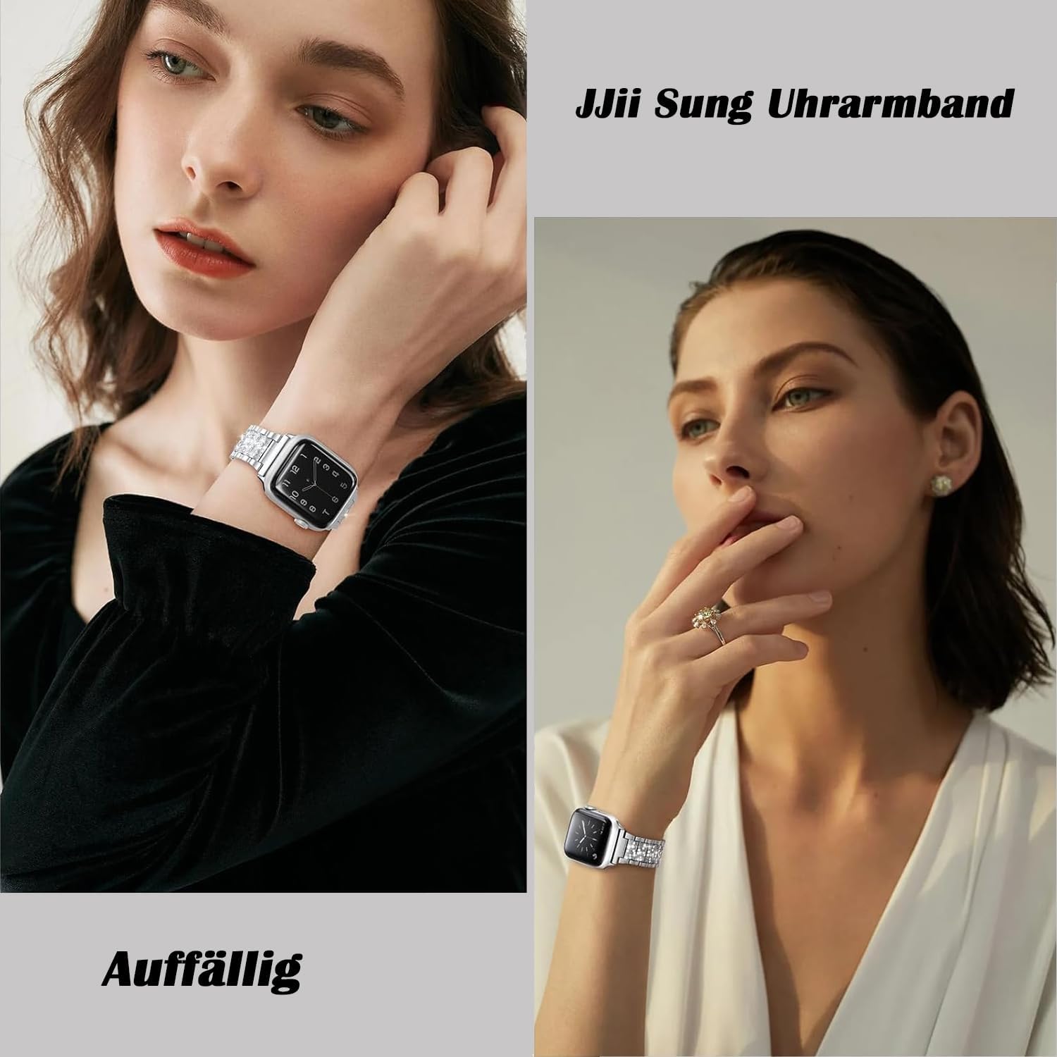 Thumbnail 5 de JJii Sung Bling Diamond Strap for Apple Watch 44mm