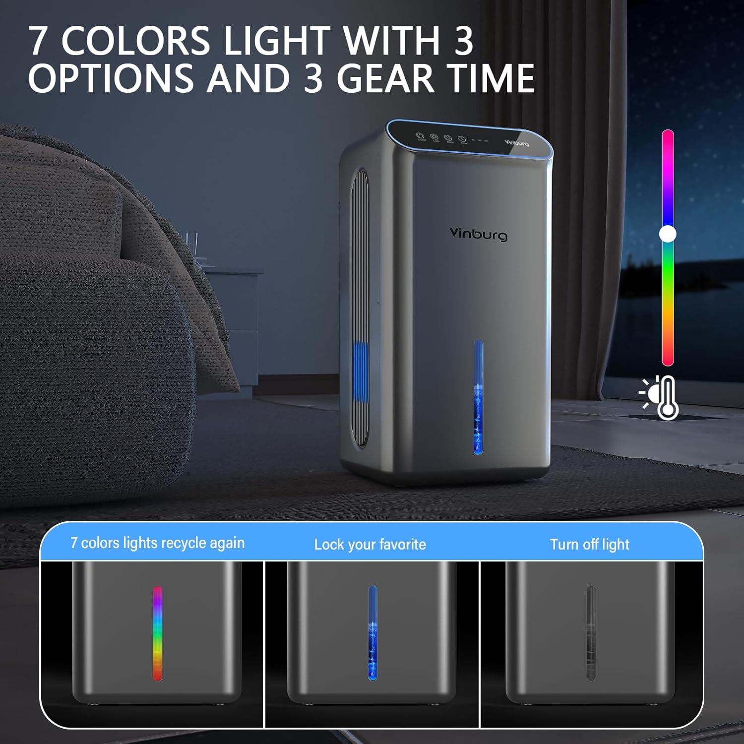 Thumbnail 5 de Dehumidifier for Basement 85 oz — 800 sq ft 🏠