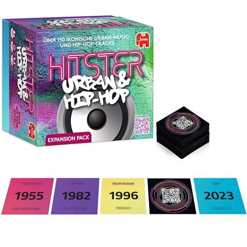 Detalle de Hitster Erweiterungspack Urban & Hip Hop – Kartenspiel & Musikquiz