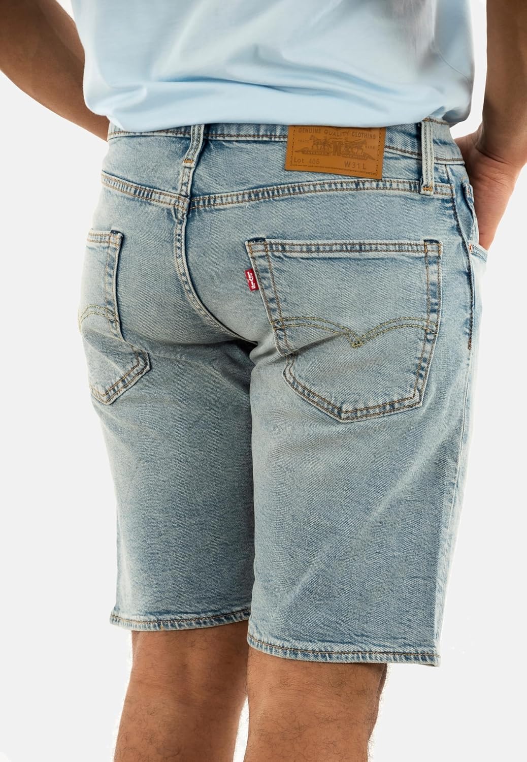 Detalle de Levi's 405 Standard Shorts Pantalones Cortos para Hombre – 38W