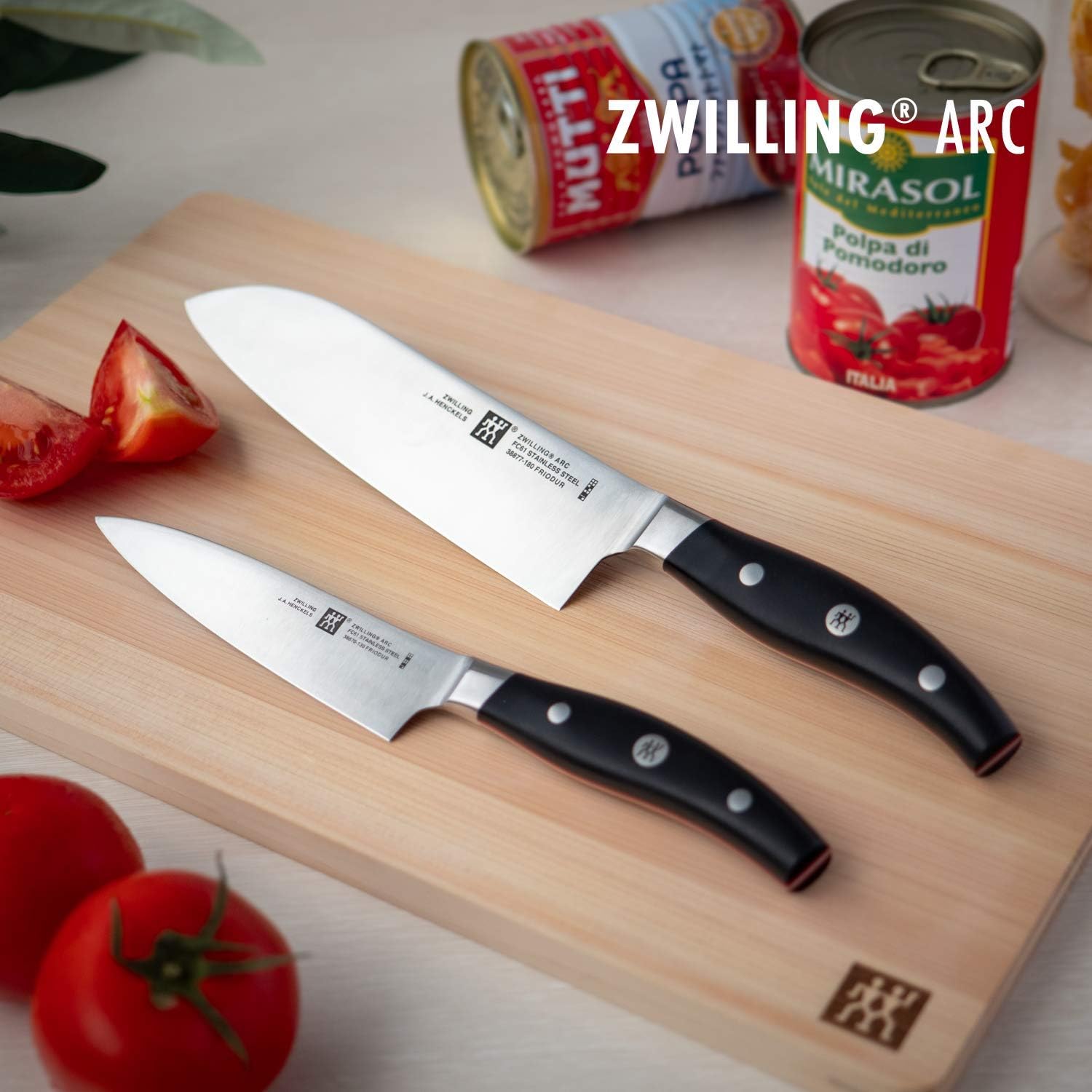 Detalle 2 de ZWILLING ツヴィリング アーク 38881-002 シェフナイフ2本セット、関市製・ステンレス鋼