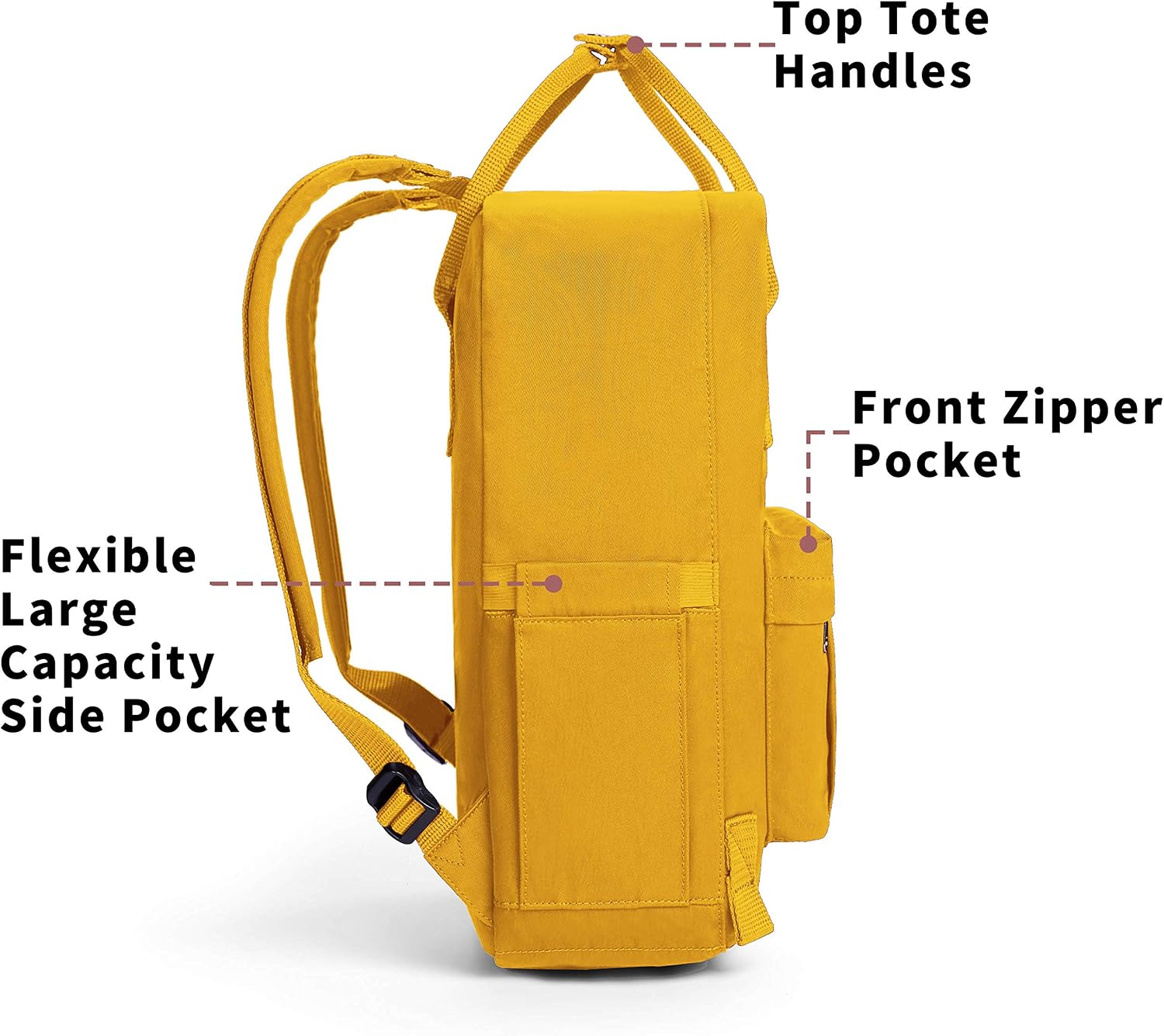 Detalle 1 de KALIDI Unisex Lightweight Backpack 15 inch