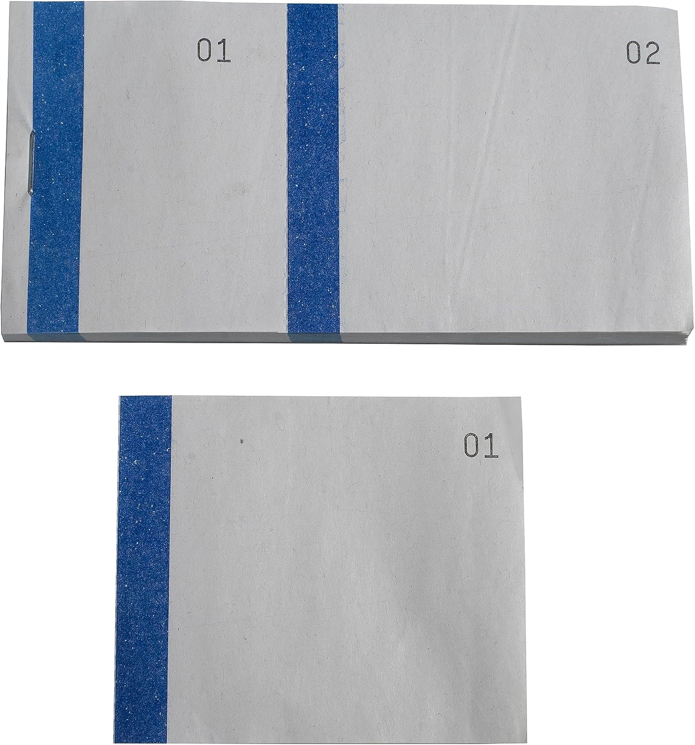 Detalle de Exacompta Rif. 96399E – Confezione da 10 blocchi venditori con 100 fogli numerati e coupon staccabili (6,6 x 13,5 cm)