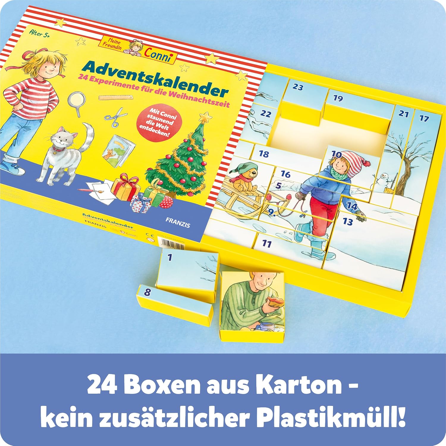 Thumbnail 4 de FRANZIS 67207 „Meine Freundin Conni“ Adventskalender – 24 Experimente für Kinder ab 5 Jahren
