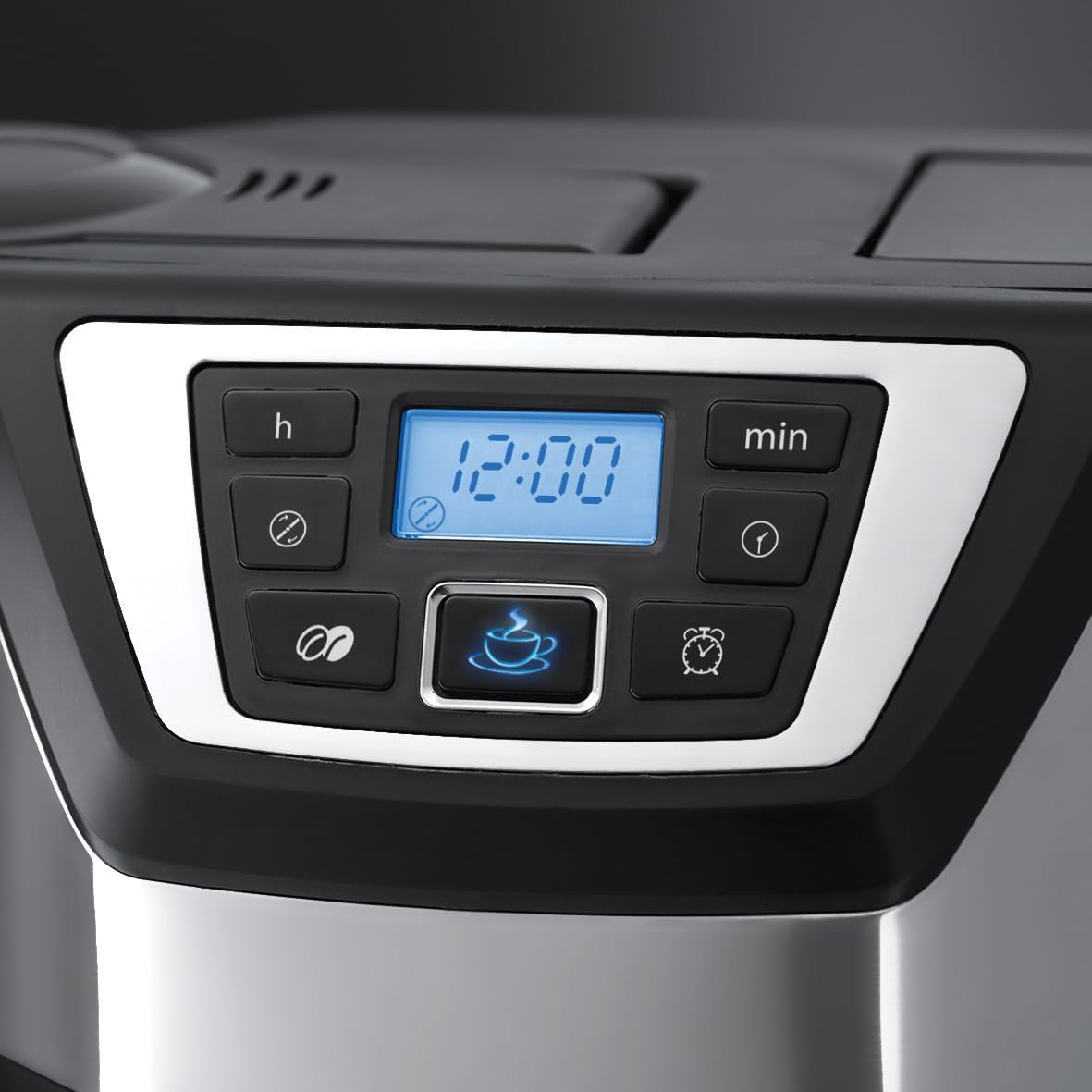 Thumbnail 2 de Russell Hobbs Cafetière à Grain [Programmable, WhirlTech] Chester 12 tasses – moulin intégré et verseuse en verre