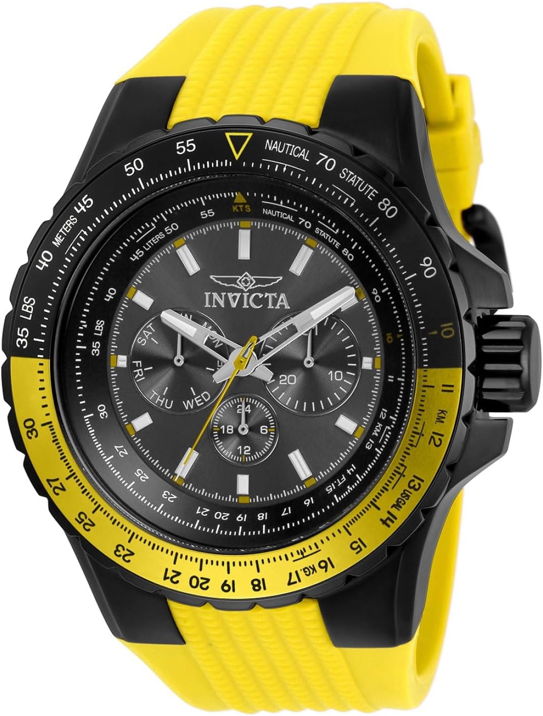 Thumbnail 5 de Invicta Aviator 37032: Orologio da Uomo in acciaio inox, movimento al quarzo, cassa 50 mm